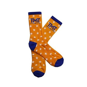 TMT The Money Team Money Dreams Boxing Socks Blue/Orange