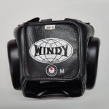 Windy Cheek & Chin Sparring Headgear Head Gear HP-2 Black
