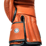 Windy Sport BGP Muay Thai Boxing Gloves Premium Brown Leather