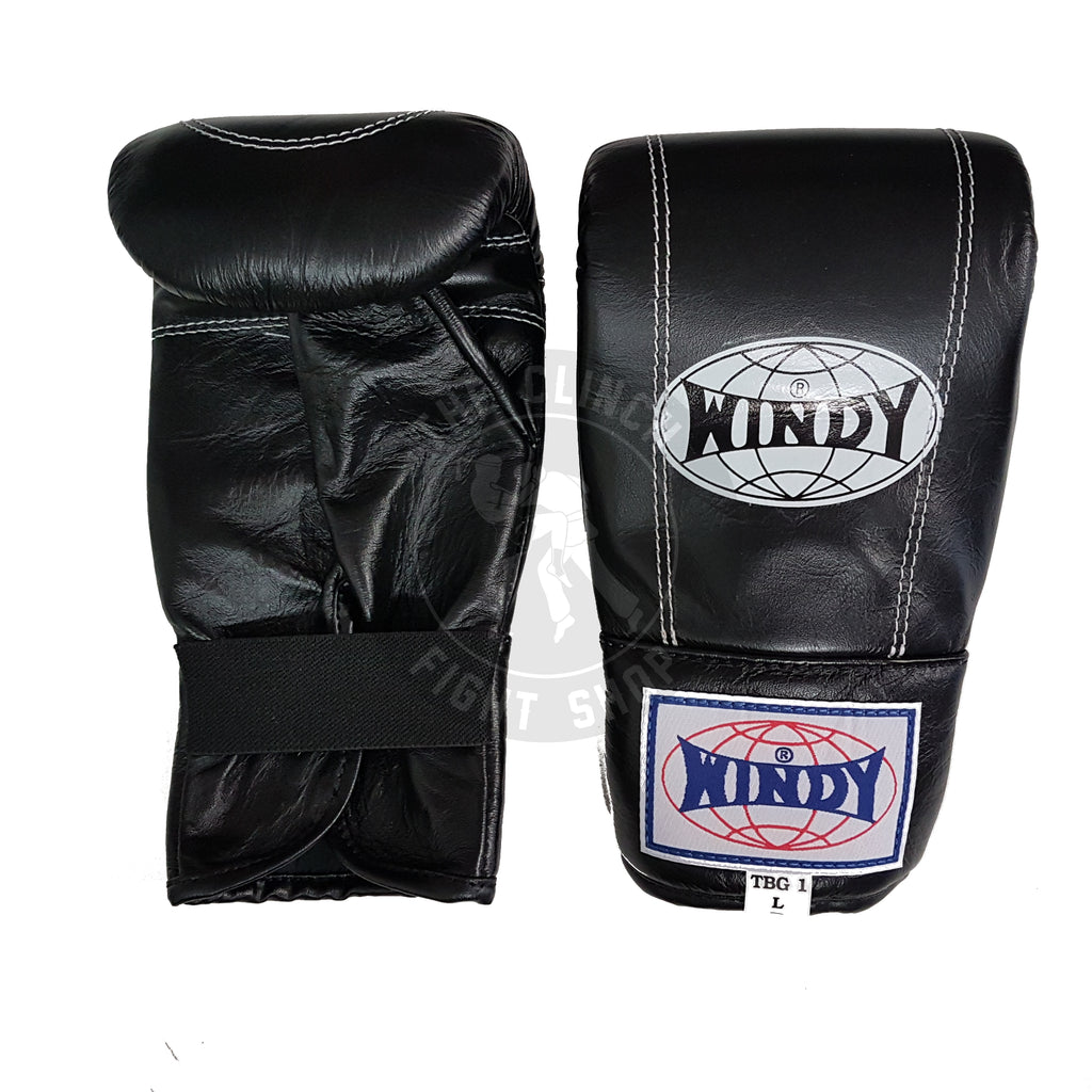 Windy Muay Thai Edmonton Bag Boxing Gloves TBG-1 Black