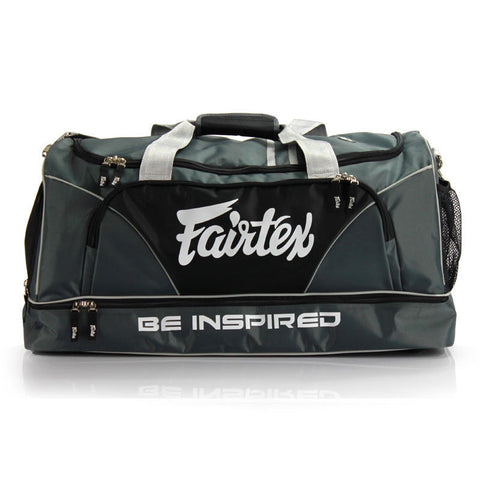 Fairtex BAG2 Gym Duffle Bag - Black/Grey