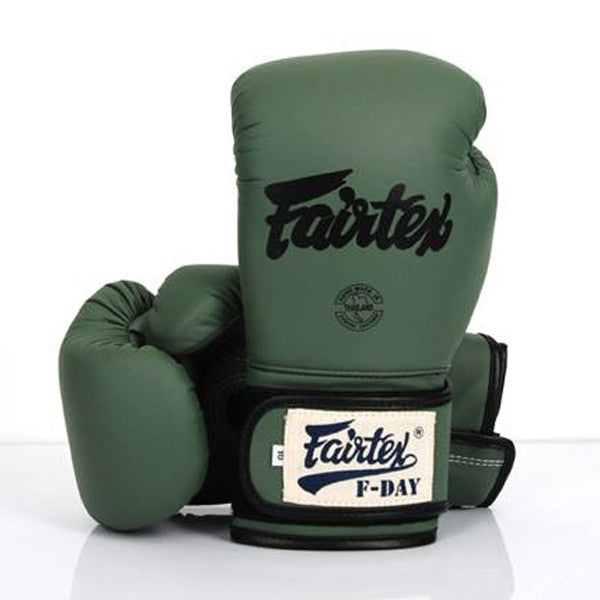Fairtex F-Day Boxing Gloves BGV11 Army Green