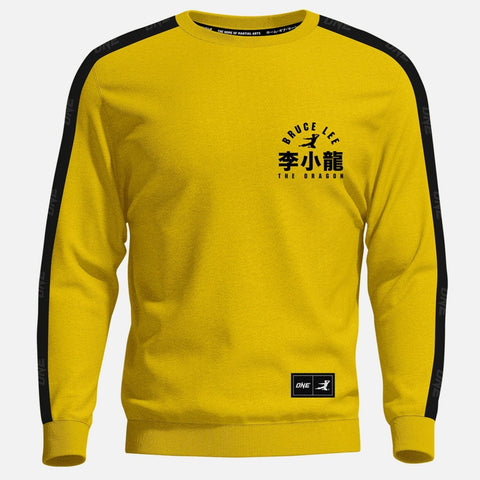 ONE FC x Bruce Lee Black & Yellow Pullover Sweater