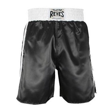 Cleto Reyes Polyester Satin Boxing Shorts Trunks Black