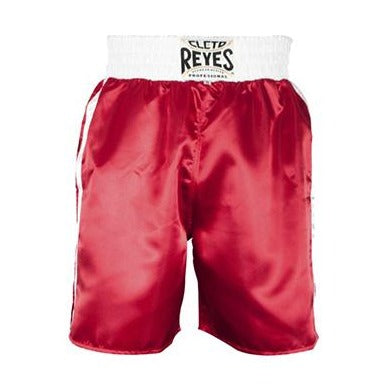 Cleto Reyes Polyester Satin Boxing Shorts Trunks Red