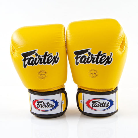 Fairtex All Purpose Tight Fit Gloves BGV1 Yellow