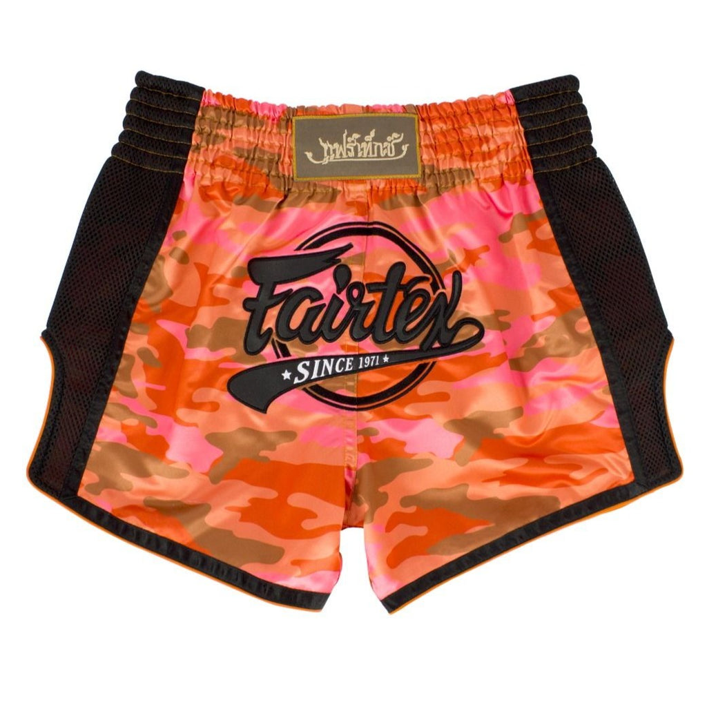 Fairtex Muay Thai Shorts BS1711 Orange Camo