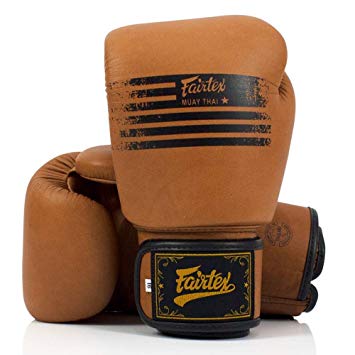 Fairtex Legacy BGV21 Brown Leather Boxing Gloves canada