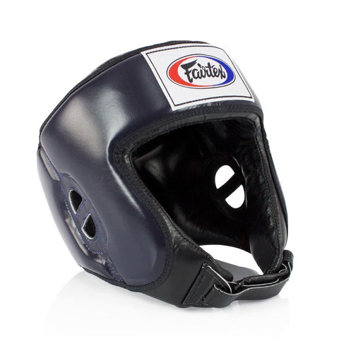 Fairtex canada HG9 Open Face Competition Headgear Head Gear Blue
