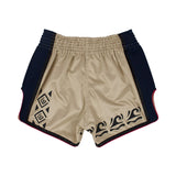 Fairtex Muay Thai Shorts BS1713 Tribal Tan/Blue