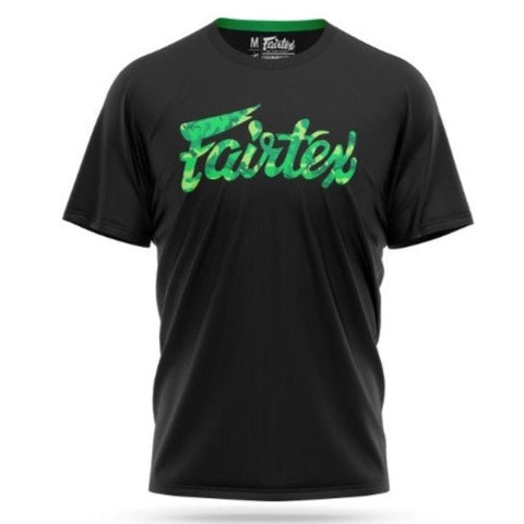Fairtex Camo Green Logo Short Sleeve T-Shirt