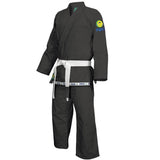 Fuji Sports Kids Childrens Youth BJJ Jiu Jitsu Gi Black