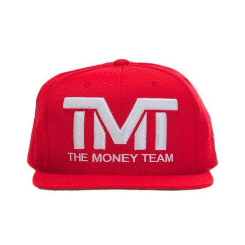 TMT The Money Team Courtside Red/White Snapback Hat Cap