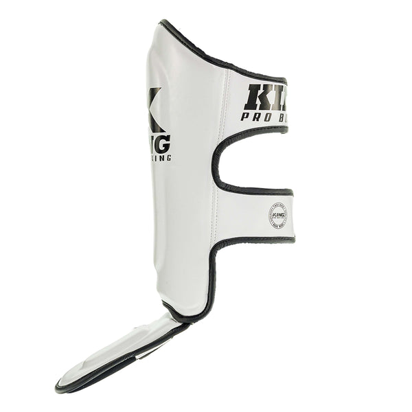 King Pro Boxing Kids Youth Muay Thai Shin Guards White Canada Edmonton