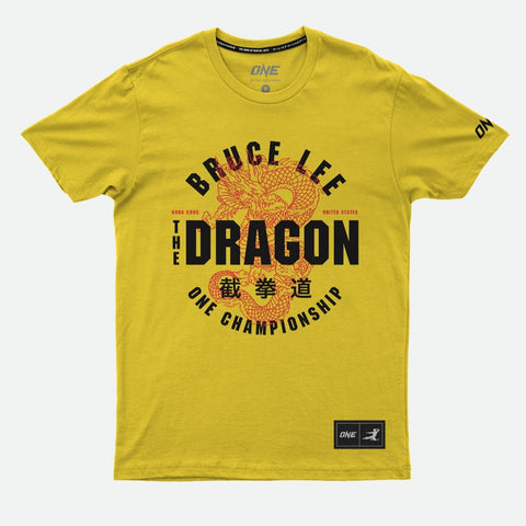 ONE Championship x Bruce Lee The Dragon Yellow T-Shirt