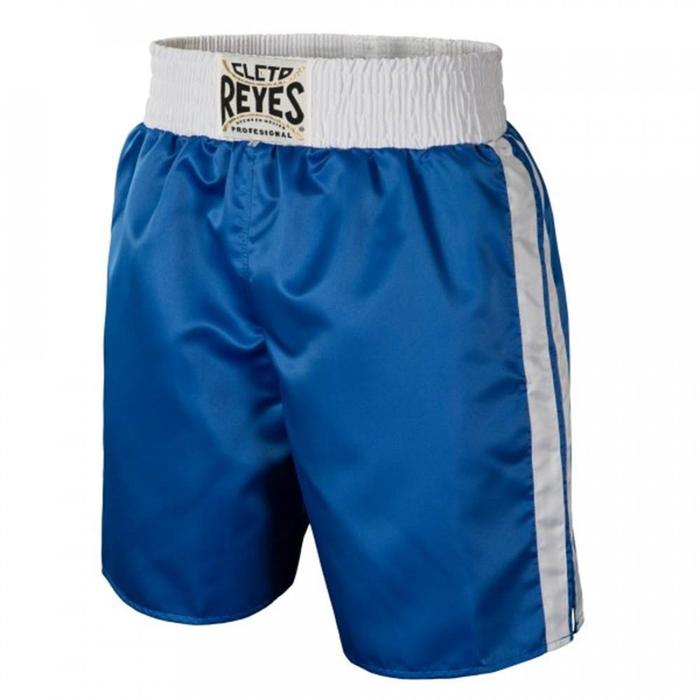 Cleto Reyes Polyester Satin Boxing Shorts Trunks Blue