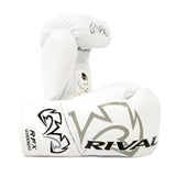 Rival Boxing RFX Guerrero Pro Fight Lace-Up Gloves White