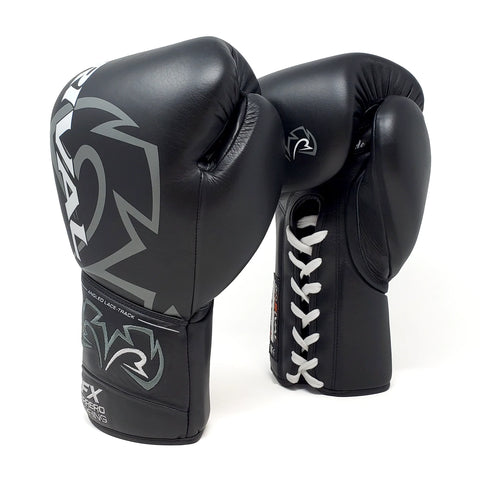 Rival Boxing RFX Guerrero Sparring Gloves Lace-Up Gloves Black