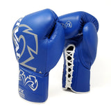 Rival Boxing RFX Guerrero Sparring Gloves Lace-Up Gloves Blue