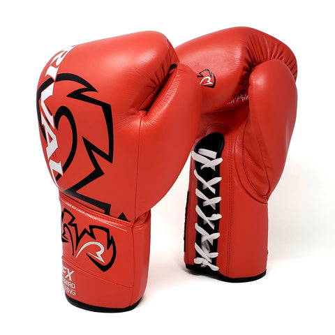 Rival Boxing RFX Guerrero Sparring Gloves Lace-Up Gloves Red