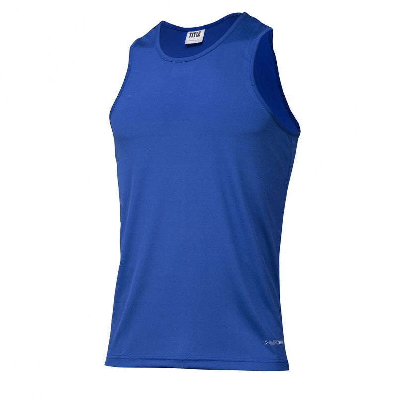 Title Boxing Aerovent Elite Boxing Competition Jersey Tank Blue