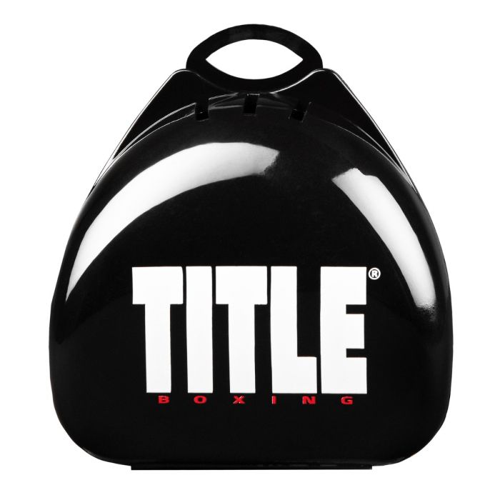 Title Boxing Deluxe Mouthguard Mouth Guard Case Black