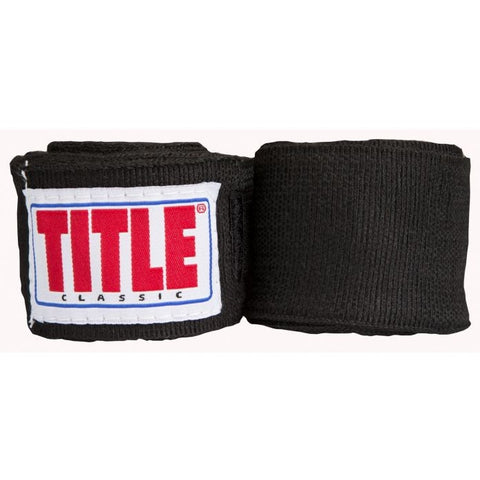 Title Boxing Classic Kids 108" Hand Wraps Handwraps Black