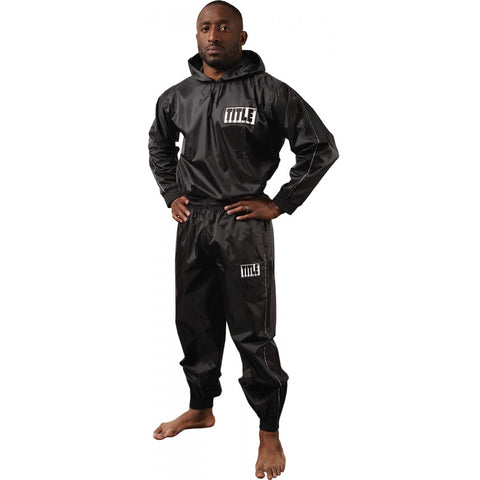 Title Boxing Sweat Sauna Suit With Hood - Main Image